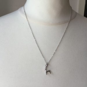 Stolzer Hirsch in Silber